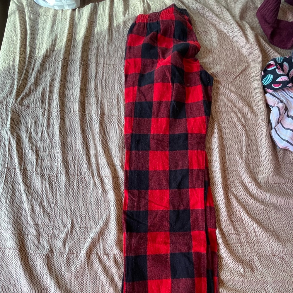 Red and Black Checkered PJ Pants